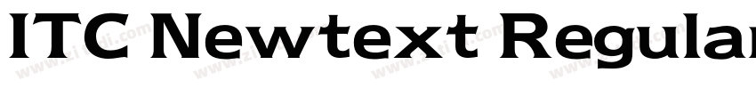ITC Newtext Regular字体转换